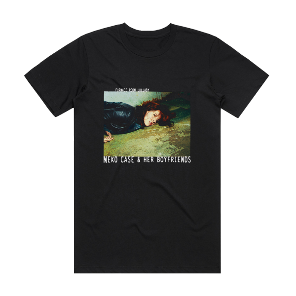 Neko Case and Her Boyfriends Furnace Room Lullaby Album Cover T-Shirt Black