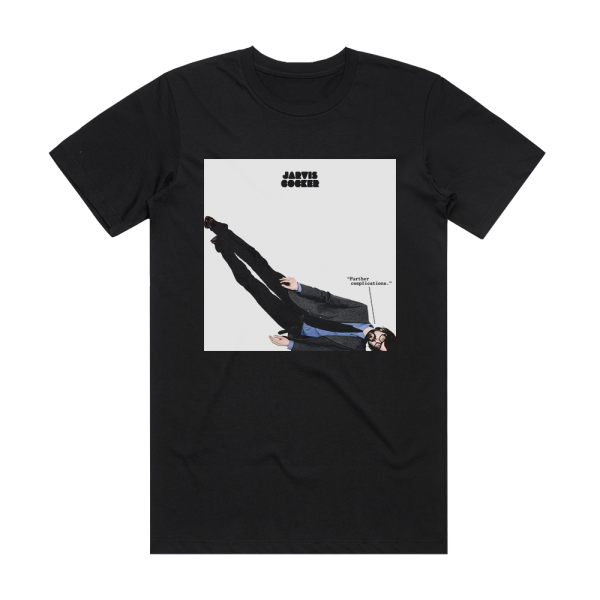 Jarvis Cocker Further Complications Album Cover T-Shirt Black