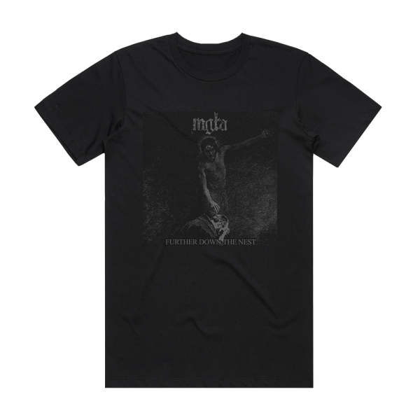 Mgla Further Down The Nest Album Cover T-Shirt Black