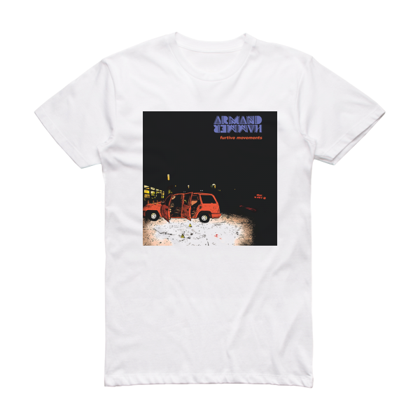 Armand Hammer Furtive Movements Album Cover TShirt White ALBUM COVER