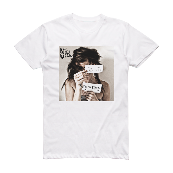 Nico Vega Fury Oh Fury Album Cover T-Shirt White