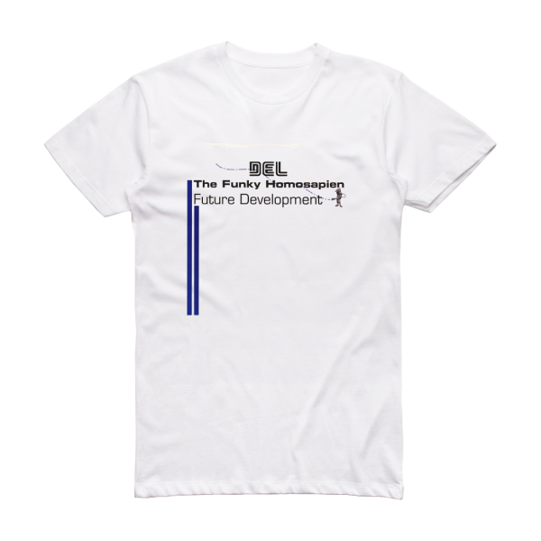 Del the Funky Homosapien Future Development Album Cover T-Shirt White