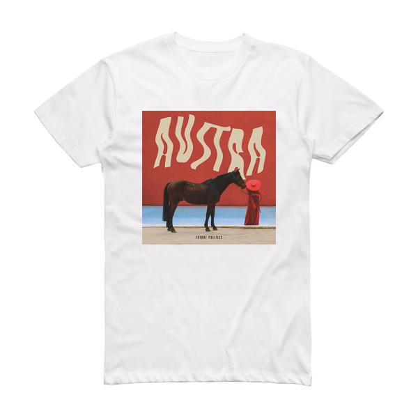 Austra Future Politics Album Cover T-Shirt White