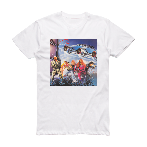 Gillan Future Shock Album Cover T-Shirt White