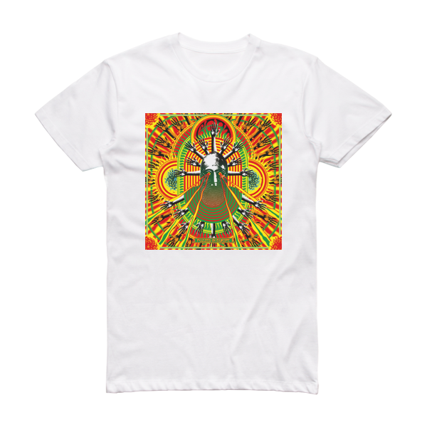 Goat Fuzzed In Europe Album Cover T-Shirt White