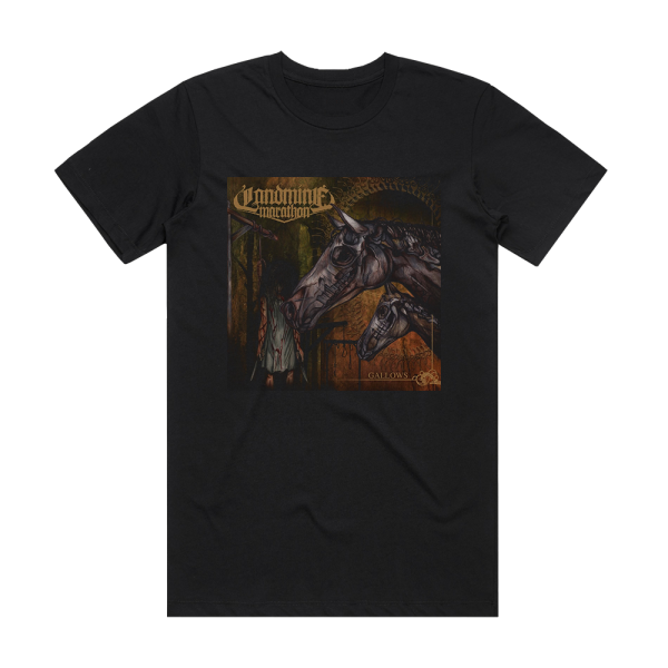 Landmine Marathon Gallows Album Cover T-Shirt Black