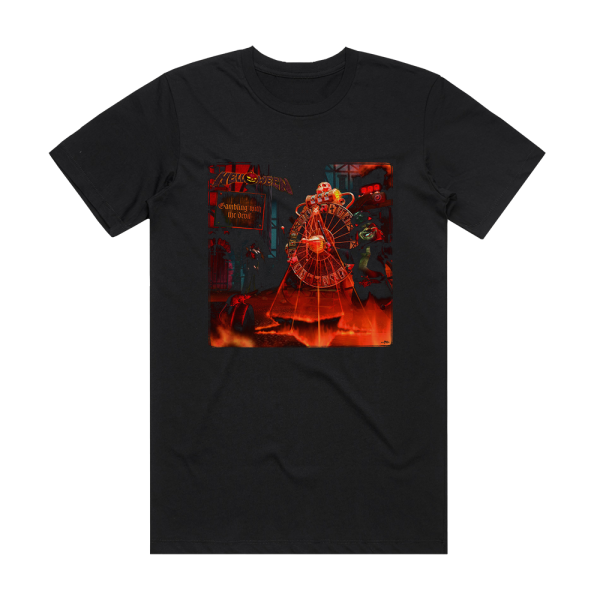 Helloween Gambling With The Devil Album Cover T-Shirt Black