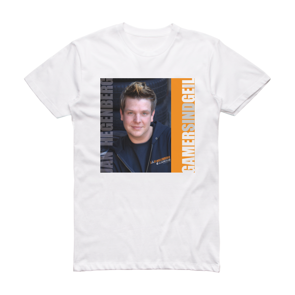 Jan Hegenberg Gamer Sind Geil Album Cover T-Shirt White