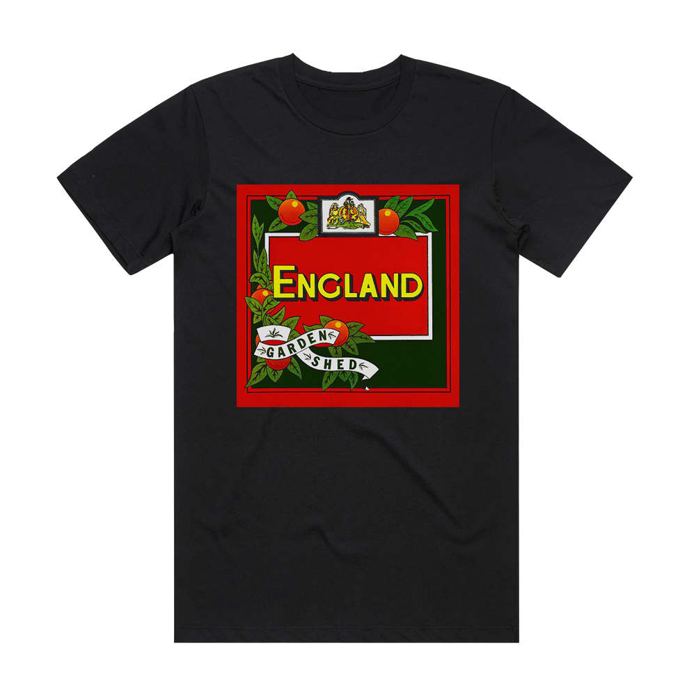 England Garden Shed Album Cover T-Shirt Black