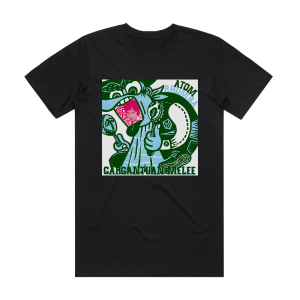 Atom Rhumba Gargantuan Melee Album Cover T-Shirt Black