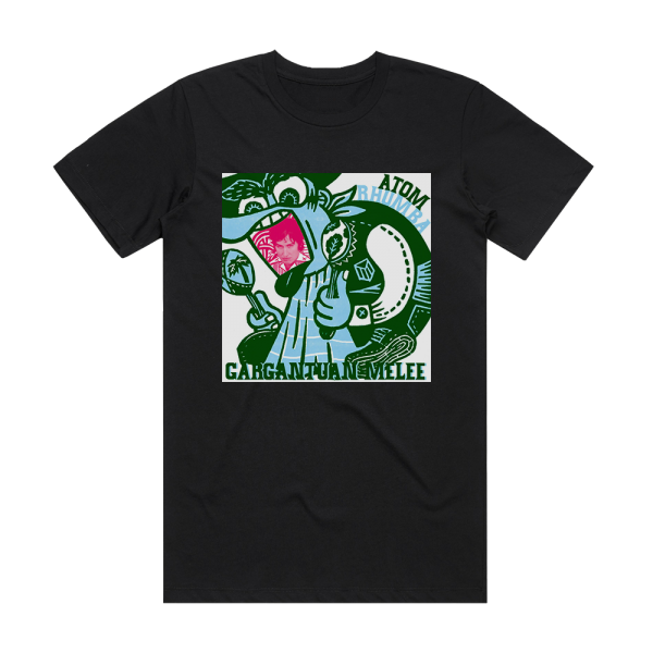 Atom Rhumba Gargantuan Melee Album Cover T-Shirt Black