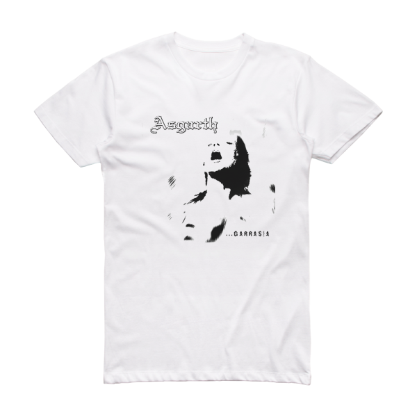Asgarth Garrasia Album Cover T-Shirt White