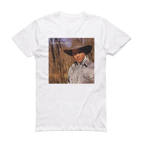 Garth Brooks Garth Brooks Album Cover T-Shirt White