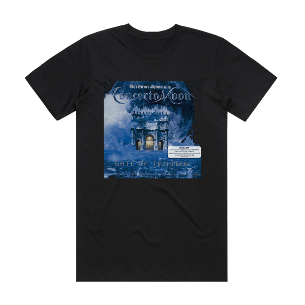 Concerto Moon Gate Of Triumph Album Cover T-Shirt Black