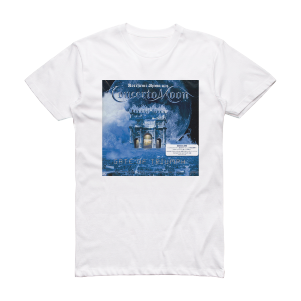 Concerto Moon Gate Of Triumph Album Cover T-Shirt White