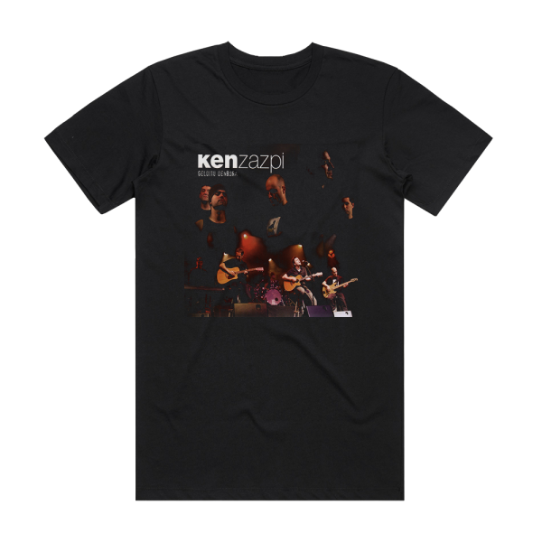 Ken Zazpi Gelditu Denbora Album Cover T-Shirt Black