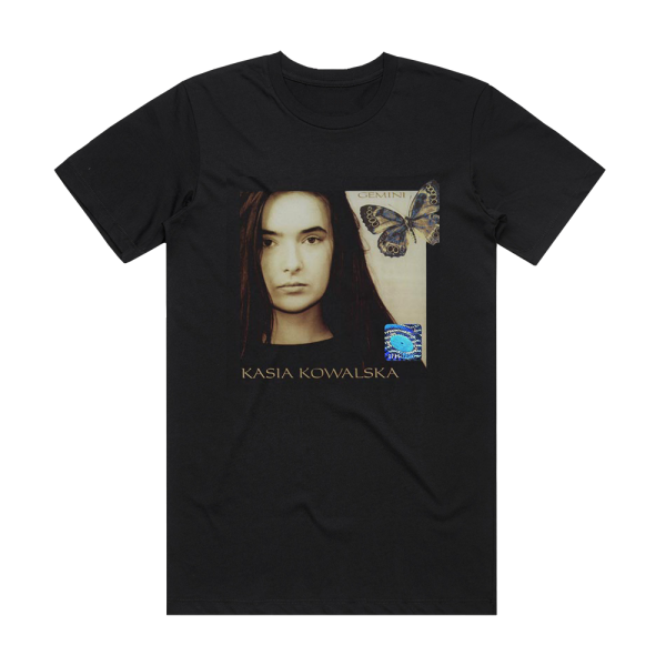Kasia Kowalska Gemini Album Cover T-Shirt Black