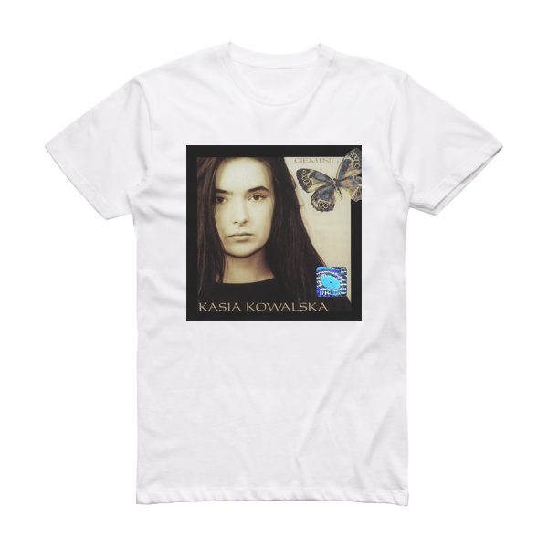 Kasia Kowalska Gemini Album Cover T-Shirt White