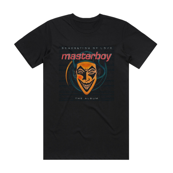 Masterboy Generation Of Love Album Cover T-Shirt Black