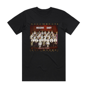 Missing Andy Generation Silenced Album Cover T-Shirt Black