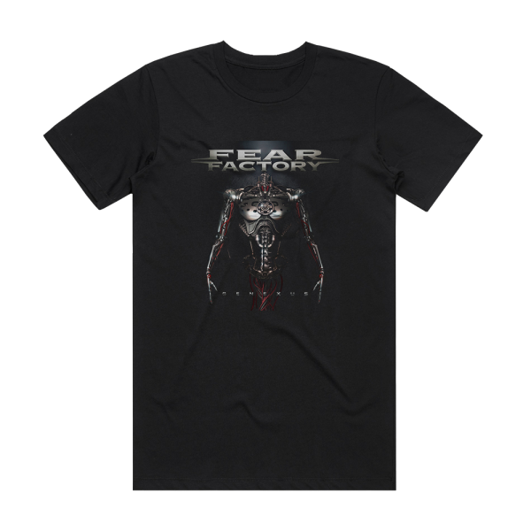 Fear Factory Genexus Album Cover T-Shirt Black