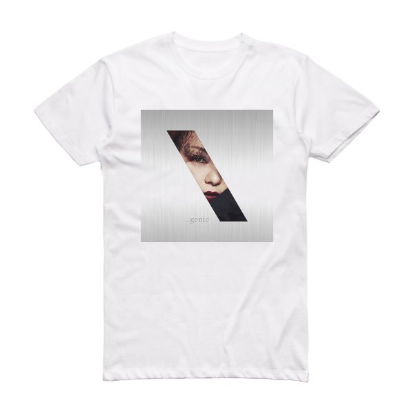 Namie Amuro Genic Album Cover T-Shirt White