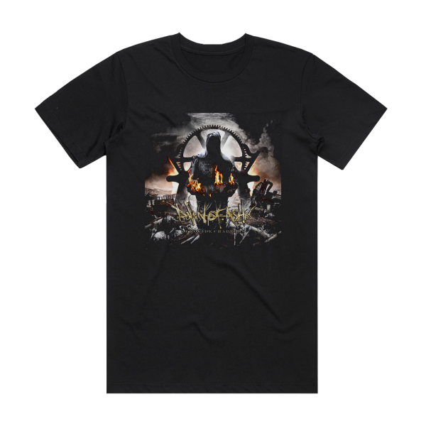 Dawn of Ashes Genocide Chapters Album Cover T-Shirt Black
