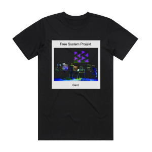 Free System Projekt Gent Album Cover T-Shirt Black