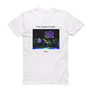 Free System Projekt Gent Album Cover T-Shirt White