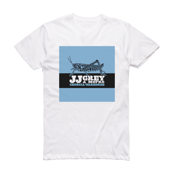 JJ Grey and Mofro Georgia Warhorse Album Cover T-Shirt White