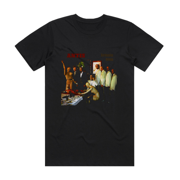 Antis Geriausios Dainos Album Cover T-Shirt Black
