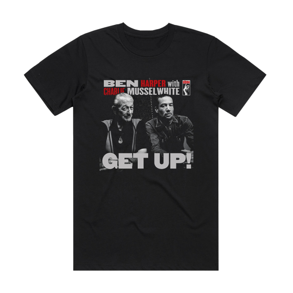 Ben Harper Get Up Album Cover T-Shirt Black