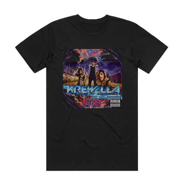 Krewella Get Wet 1 Album Cover T-Shirt Black