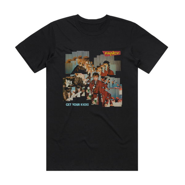 Fancy Get Your Kicks Album Cover T-Shirt Black