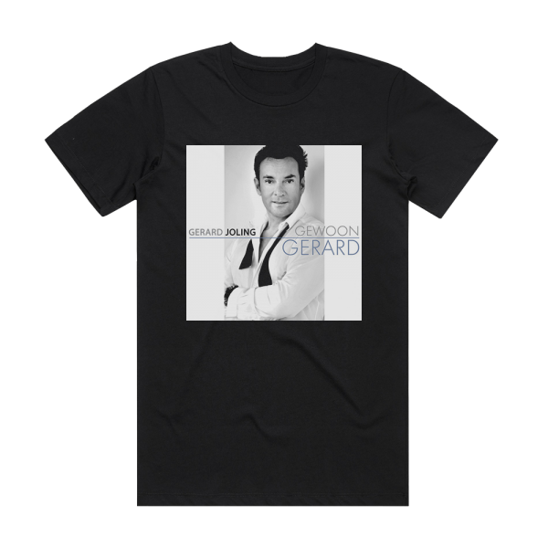 Gerard Joling Gewoon Gerard Album Cover T-Shirt Black