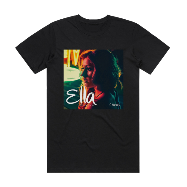 Ella Henderson Ghost Remixes  Single Album Cover T-Shirt Black