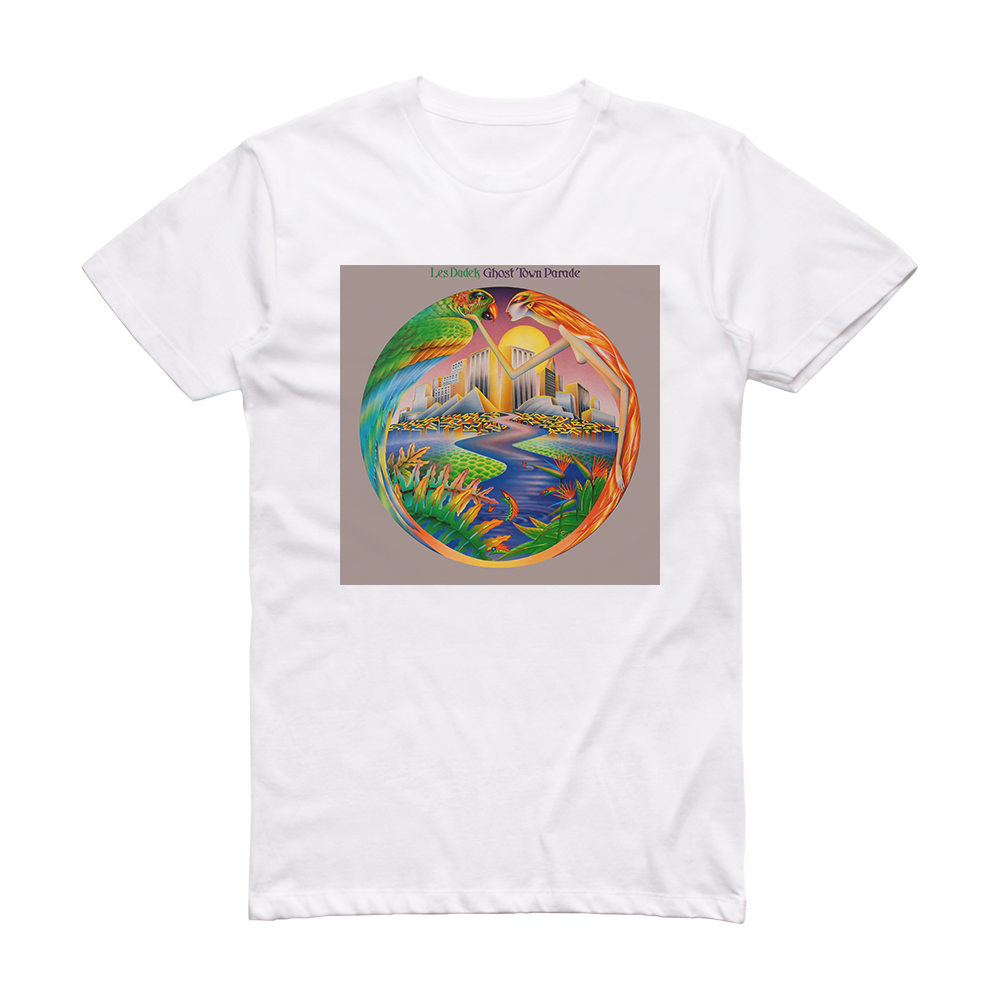 Les Dudek Ghost Town Parade Album Cover T-Shirt White – ALBUM COVER T ...