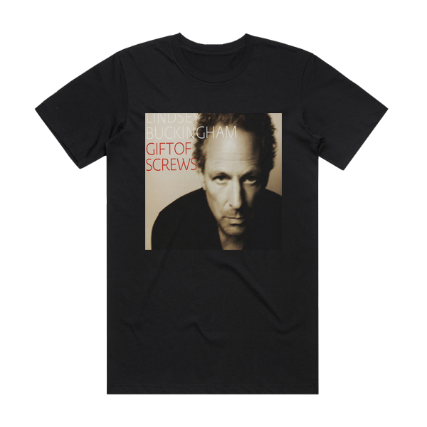 Lindsey Buckingham Gift Of Screws Album Cover T-Shirt Black