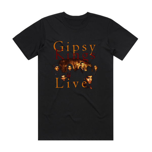 Gipsy Kings Gipsy Kings Live Album Cover T-Shirt Black