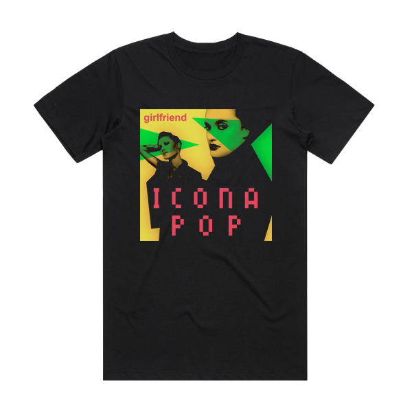 Icona Pop Girlfriend Album Cover T-Shirt Black