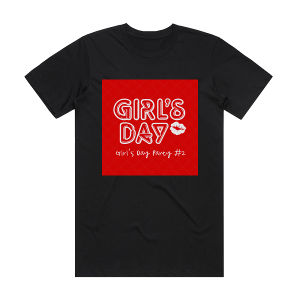 Girls Day Girls Day Party 2 Album Cover T-Shirt Black