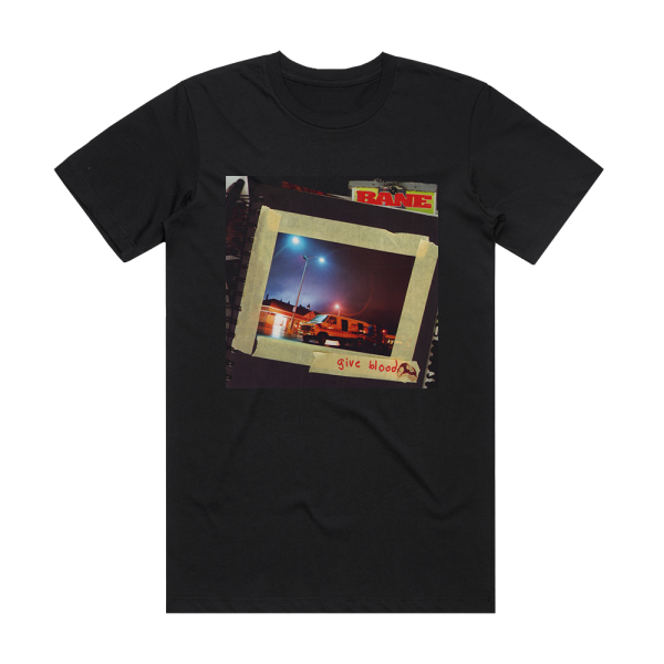 Bane Give Blood Album Cover T-Shirt Black