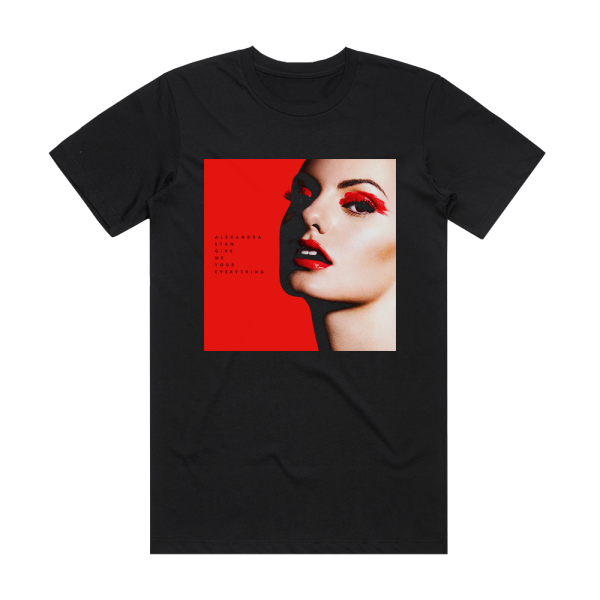 Alexandra Stan Give Me Your Everything Album Cover T-Shirt Black