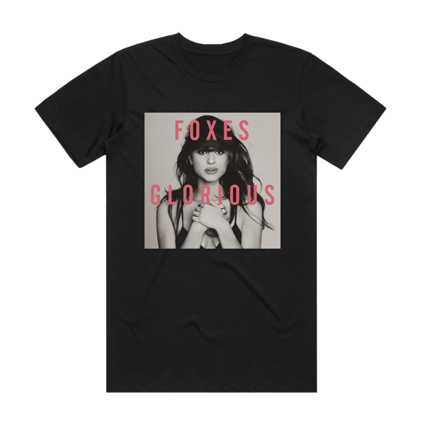 Foxes Glorious 4 Album Cover T-Shirt Black