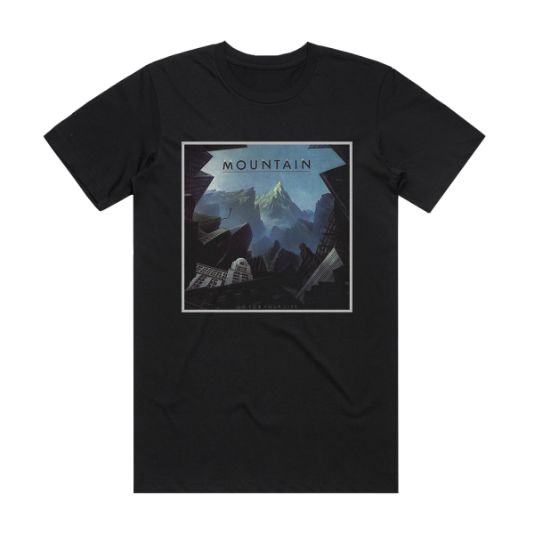 Mountain Go For Your Life Album Cover T-Shirt Black