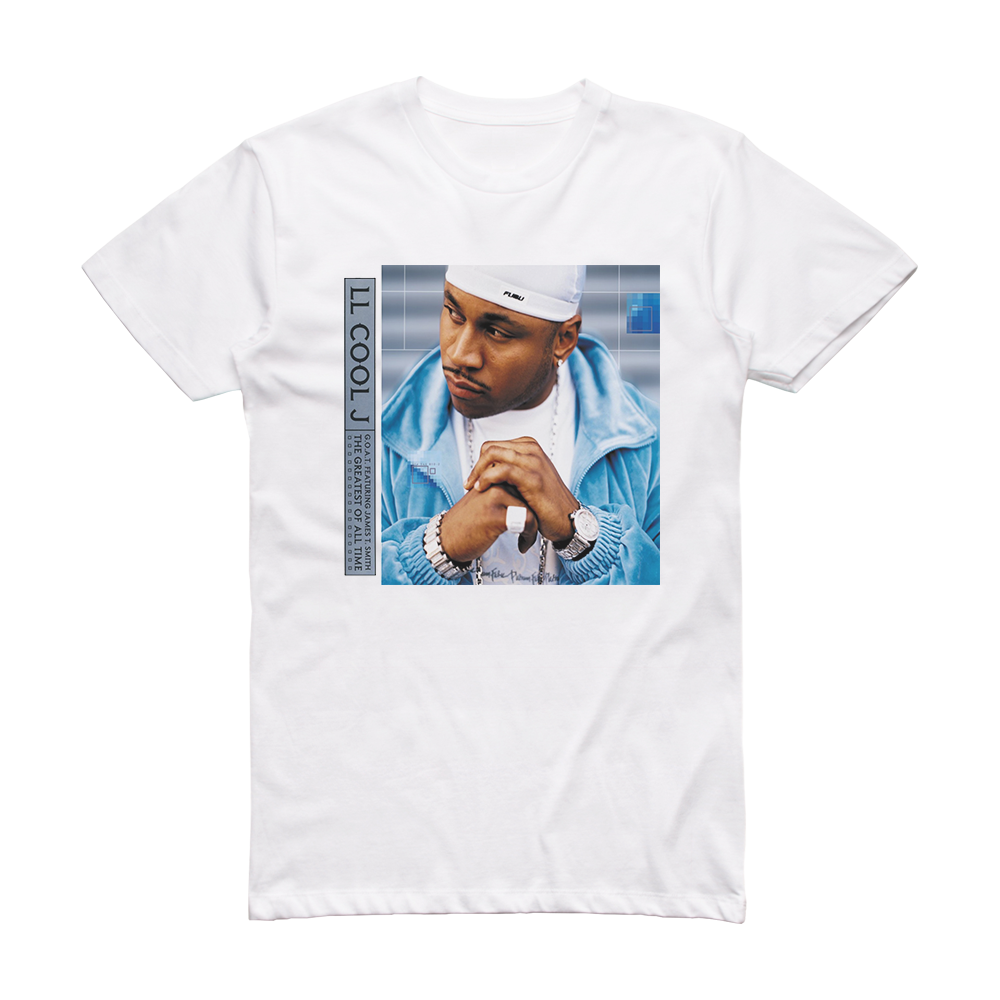 LL Cool J Goat 1 Album Cover T-Shirt White – ALBUM COVER T-SHIRTS