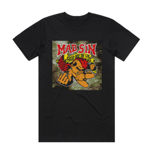 Mad Sin God Save The Sin Album Cover T-Shirt Black