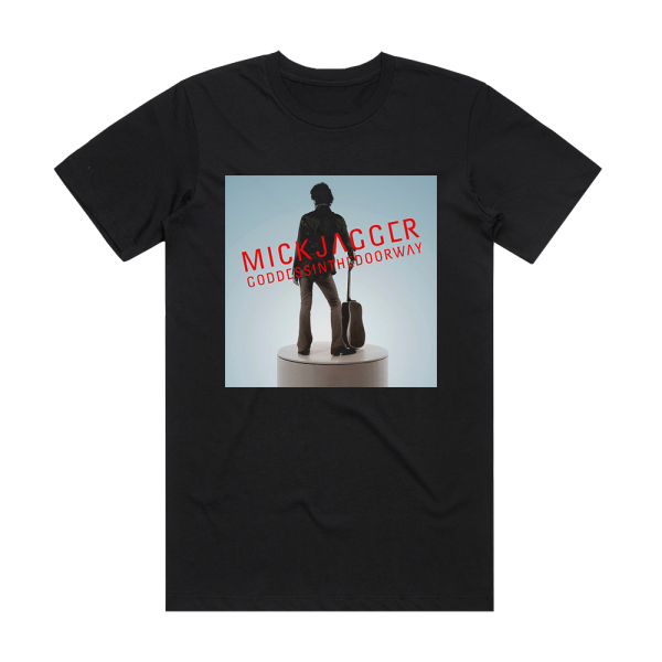 Mick Jagger Goddess In The Doorway Album Cover T-Shirt Black