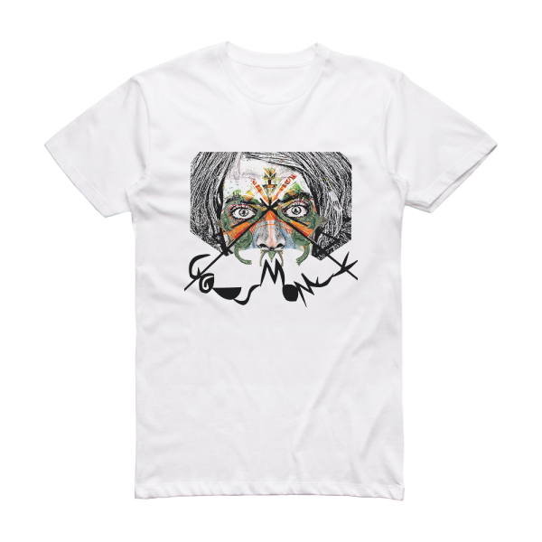 Gang Gang Dance Gods Money Album Cover T-Shirt White