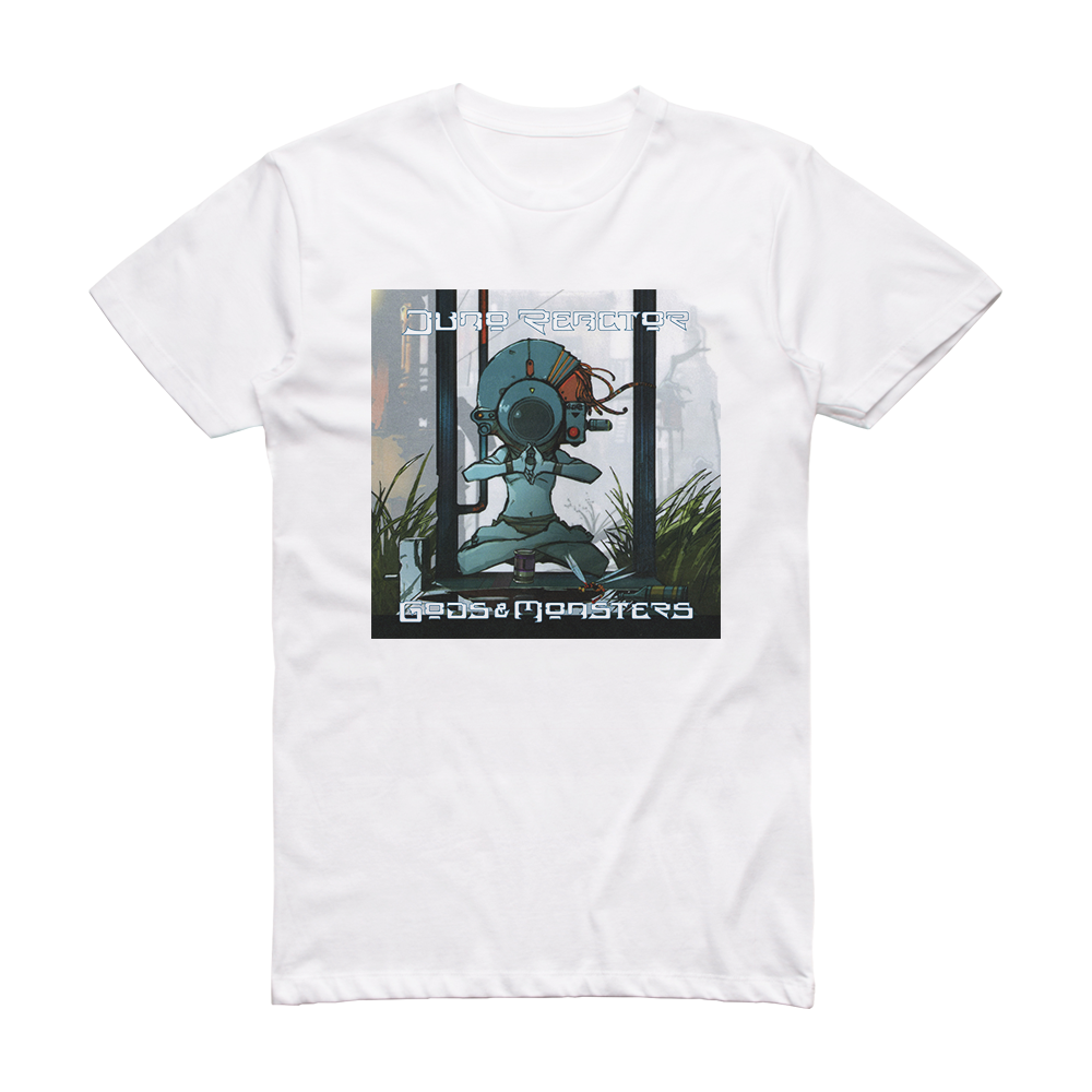 Juno Reactor Gods Monsters Album Cover T-Shirt White – ALBUM COVER T-SHIRTS